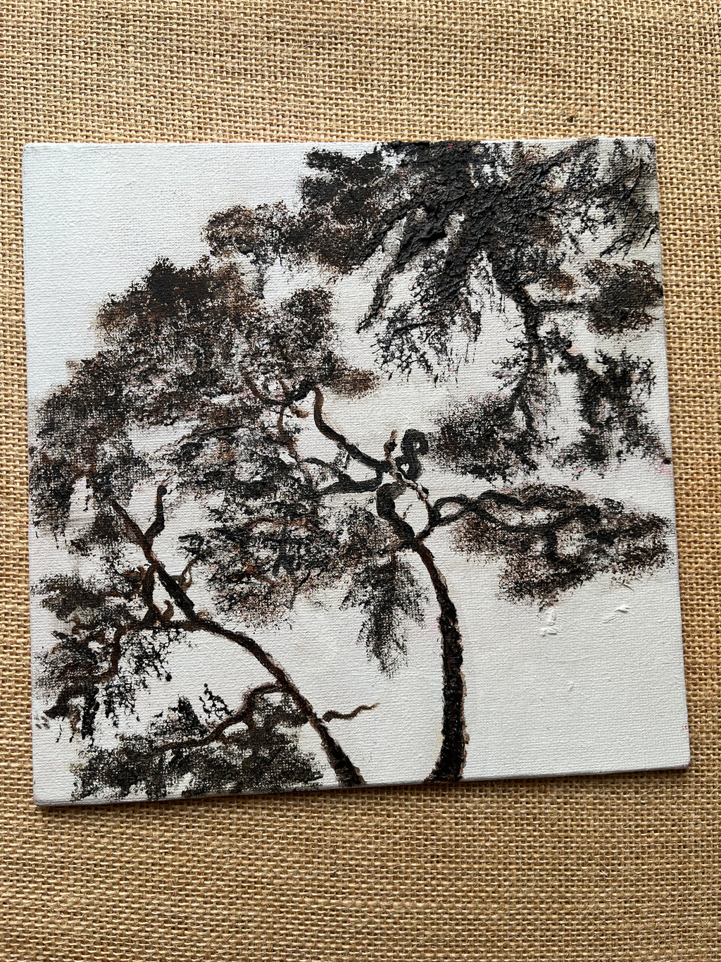 Looked up on a grey day