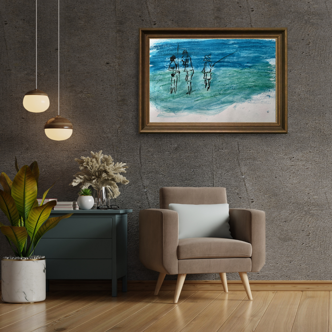 Blue Goes On Forever Print