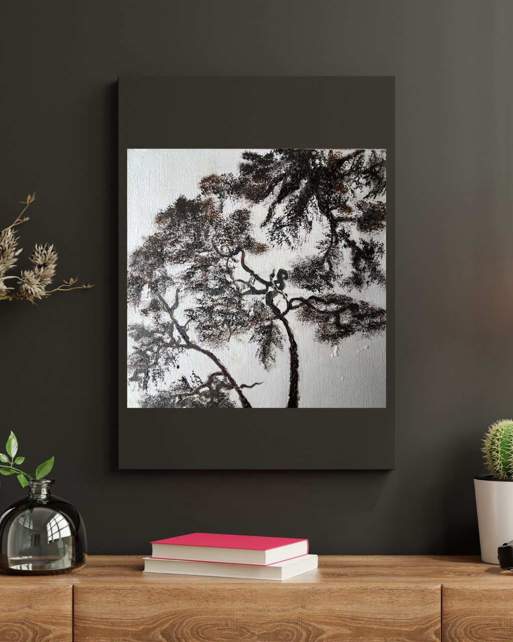 Looked up on a grey day