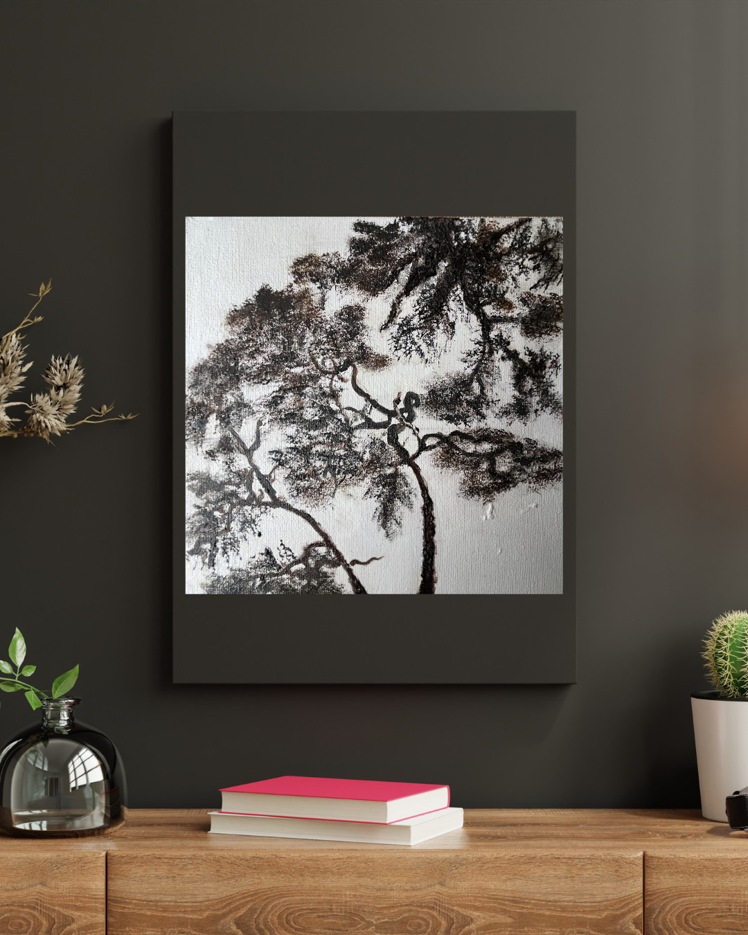 Looked up on a grey day